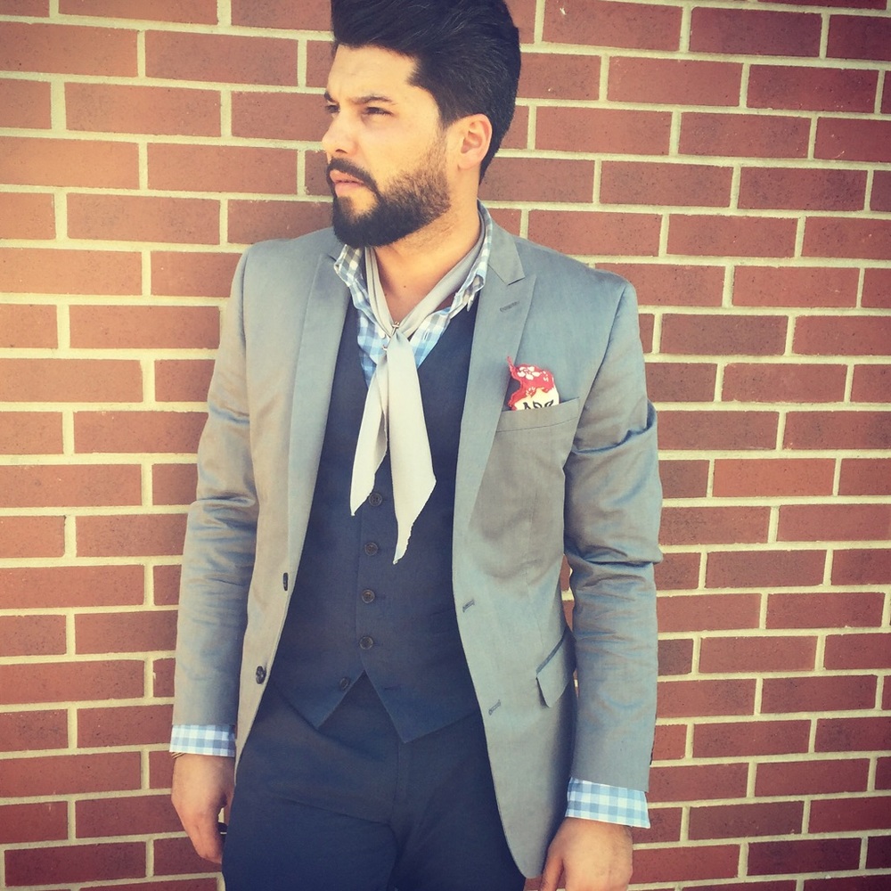 Light gray blazer - Picture 2 of 2